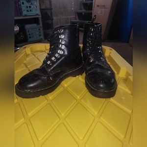 Dr martens docs doc Martins MIE made in England vintage platform leather boots